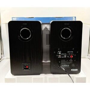 Insignia- 25w (per speaker, 50w total) Bluetooth Bookshelf Speakers - Black